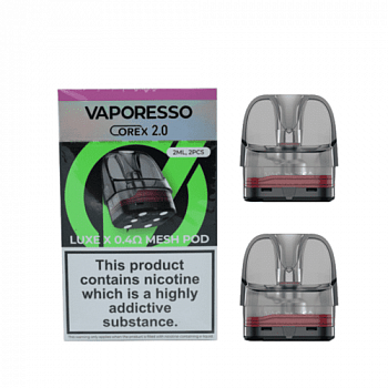 Картридж Vaporesso Luxe X COREX 2.0 MESH 0.4ohm 1шт/2уп